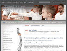 Tablet Screenshot of orthopaedie-zeuthen.de